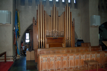 The organ and choir stalls June 2010